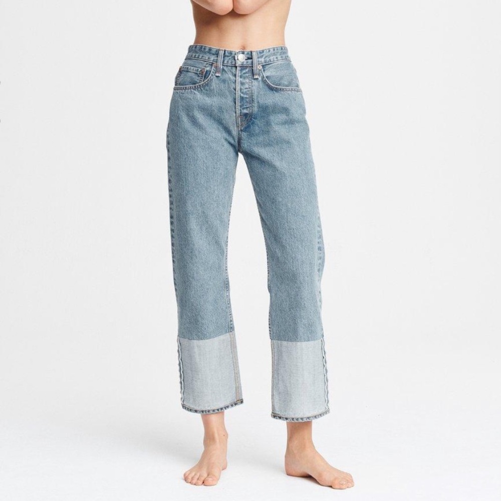 Rag & Bone Maya high rise straight leg jeans